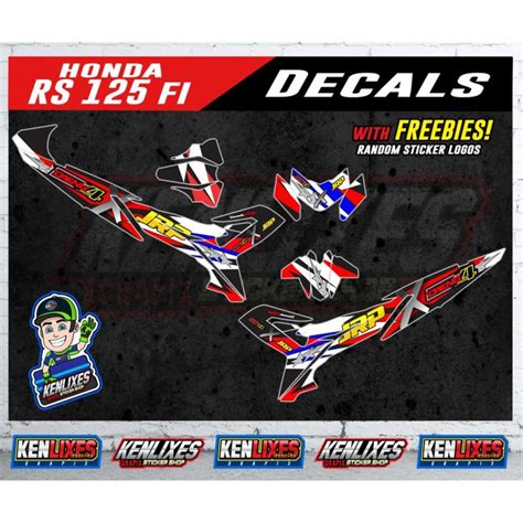 Factory Outlet Jrp Honda Rs Fi Sticker Full Body Decals Batch