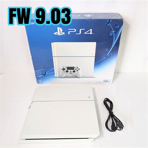 【目立った傷や汚れなし】【美品】sony Playstation4 Cuh 1200a グレイシャーホワイト 完動品 500gb Ps4 本体