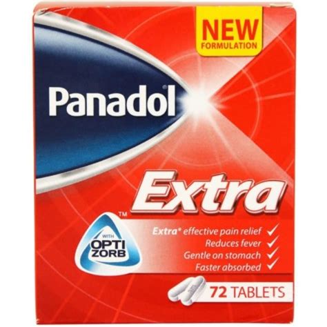 Buy Panadol Extra Tablet (pkt/72pcs) Online @ AED54 from Bayzon