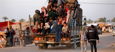 Rafah Exodus Reaches As Un Underscores Billion Aid Appeal