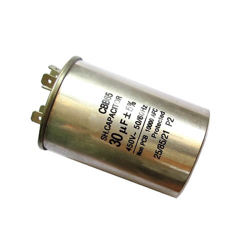 Condensateur De Fonctionnement Du Moteur Uf Vac Hz Rond