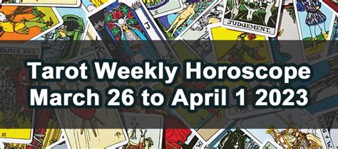 Tarot Weekly Horoscope Mar Apr Tarot Spread For Zodiacs