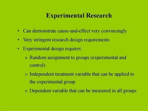 Experimental Research Ppt Download