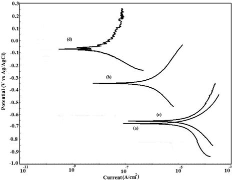 Potentiodynamic Polarization Curves In Distilled Water For A Uncoated