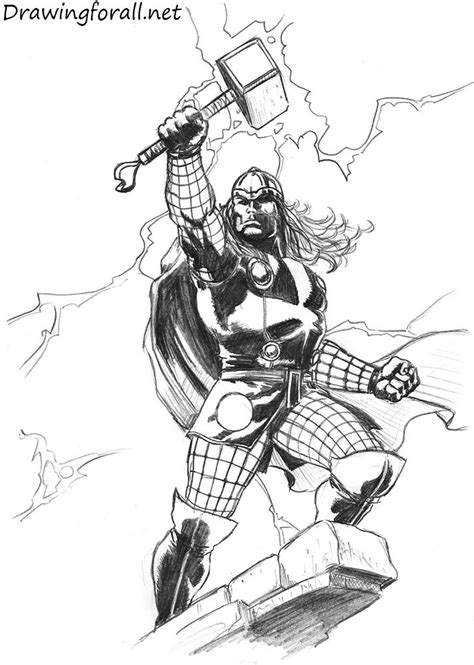 Thor Drawing Drawing Skill