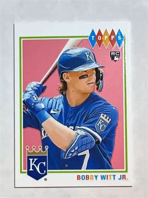 2022 TOPPS BROOKLYN Collection Bobby Witt Jr RC Kansas City Royals EUR