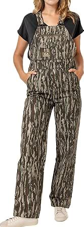 Realtree Womens Camo Hunting Cotton Bib Overalls All