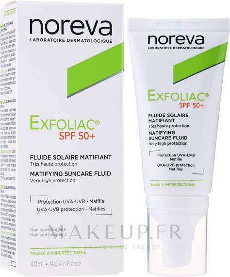 Fluide Solaire Matifiant Pour Visage SPF 50 Noreva Laboratoires