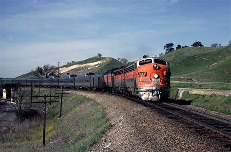 Western Pacific 804A With The Westbound California Zephyr In March 1970