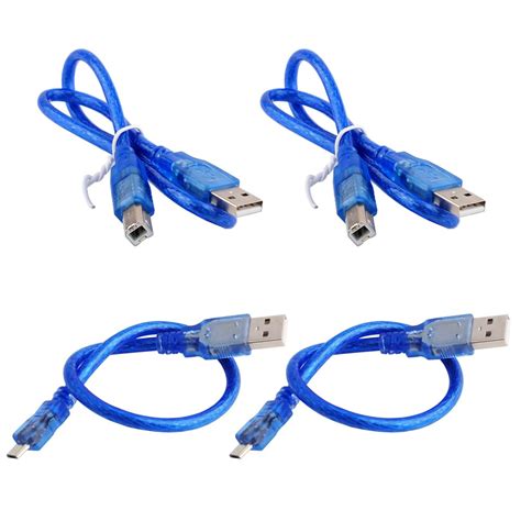 Amazon.com: DIYmall USB Cable for Arduino + Micro-USB Cable for ESP32 ...