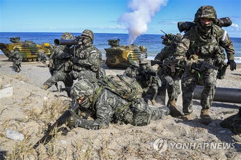 해군·해병대 오늘부터 포항서 호국 합동상륙훈련 연합뉴스