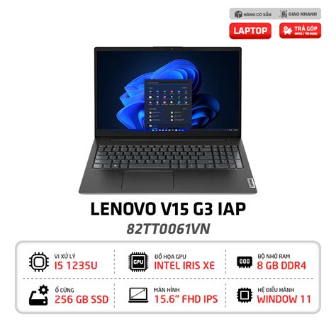 Laptop Lenovo V15 G3 IAP 82TT0061VN Chính hãng Giá rẻ