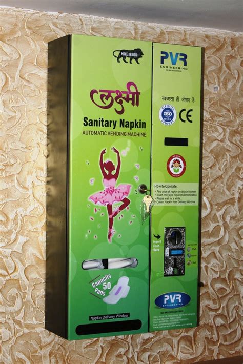 Automatic QR UPI Payment Sanitary Napkin Vending Machine 50 Napkins