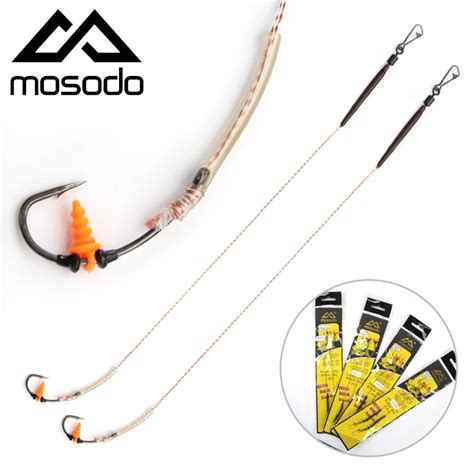 Mosodo Angeln Ronnie Rig Mit BKK Haken Karpfen Pop Up Rigs 2 4 6 8