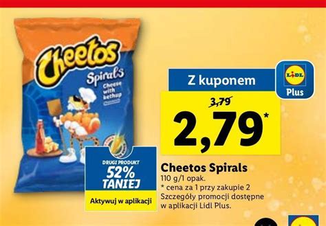 Promocja Chrupki Spirals Ser Z Ketchupem Cheetos W Lidl