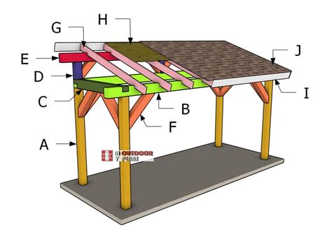 Pavilion Lean To Roof Plans Myoutdoorplans