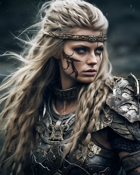 Viking Warrior Woman Tattoos