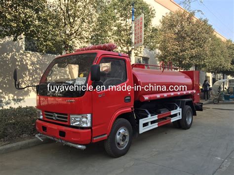 Dongfeng 4X2 Small 5000 Liters 5 Tons Water Fire Truck For Sale China