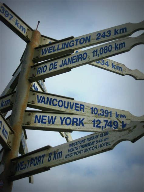 Cool Sign Post In New Zealand