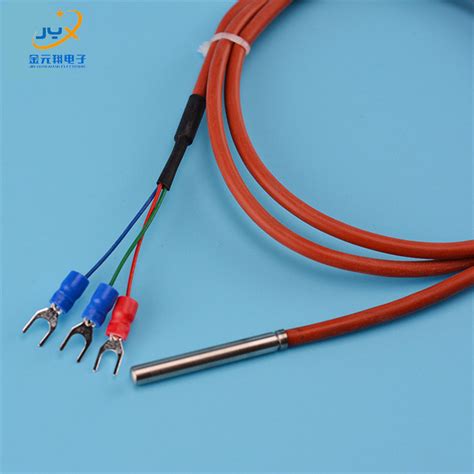 Industrial 650mm Stainless Steel Pt100 Pt1000 Pt 100 Rtd Temperature Sensor J 375 China Pt