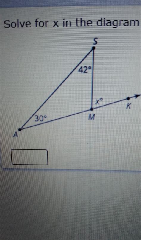 Solve For X In The Diagram Diagramwirings