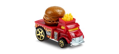 Buns Of Steel™ In Red Fast Foodie Car Collector Hot Wheels