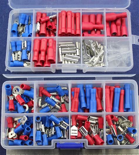 2 Kinds Terminal Kits to choose Assorted Crimp Spade Terminal Insulated Electrical Wire ...