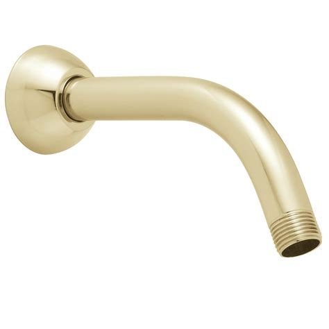 Speakman 1 In Polished Brass Shower Arm And Flange At