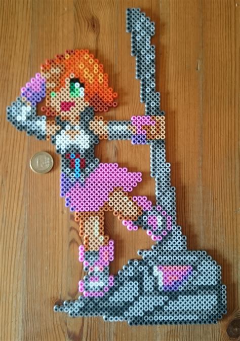 Nora Valkyrie RWBY Perler Bead Sprite By Kuchenjaeger Perler Bead