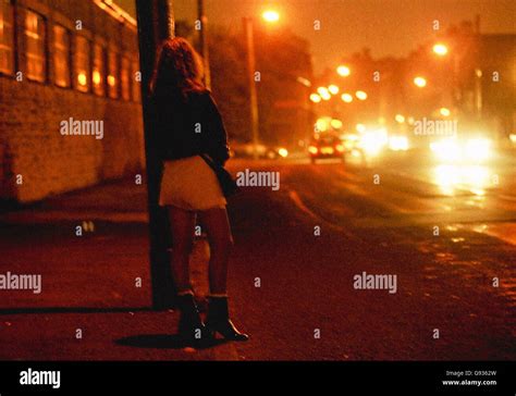 Undated File Picture Of A Prostitute In The Redlight District Of Bradford West Yorkshire A