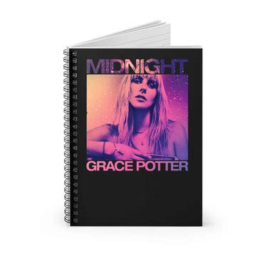 Grace Potter Midnight Album Cover Spiral Notebook