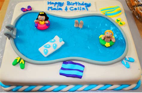 Pool Party Cake Ideas