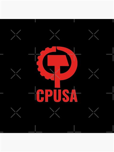 Cpusa Communist Party Of The Usa Logo Pin For Sale By Artfay Redbubble