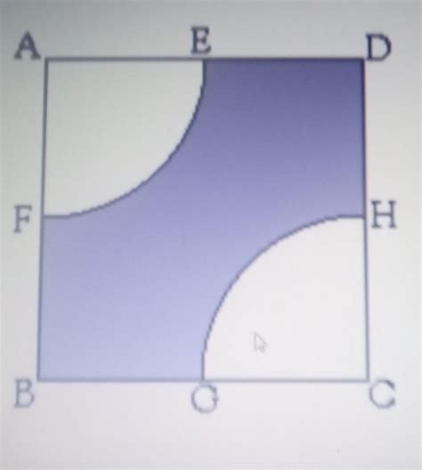 4 Considera Que ABCD Es Un Cuadrado De Lado A 10 Cm E F Oysonlos