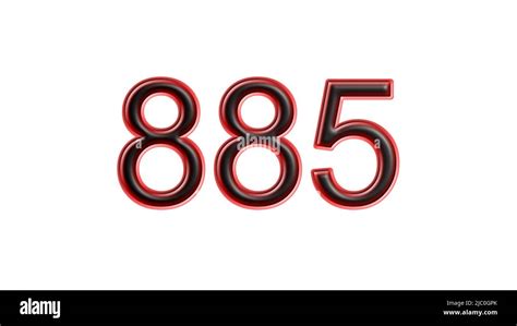 red  number  effect white background stock photo alamy
