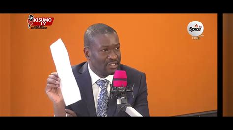 Senator Edwin Sifuna Discusses Conflict Of Interest Bill Insights From