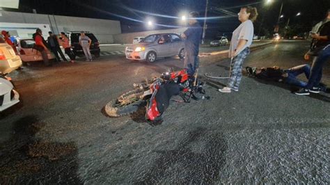 Motociclista Se Salva De Milagro Tras Chocar Contra Un Chevi En