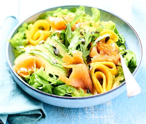 Recette Salade Fra Cheur La Truite Fum E Mangue Et Avocat