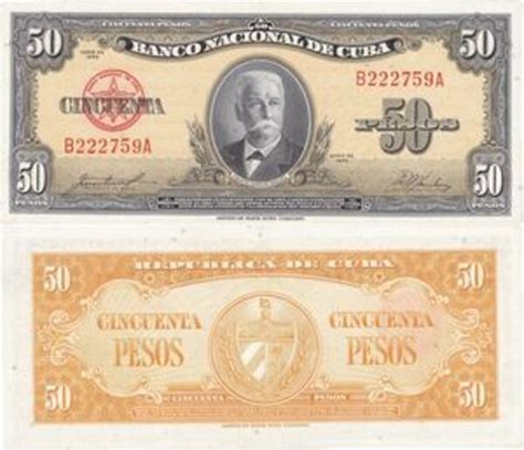 50 Pesos Cuba Numista