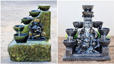 Homemade Lord Ganesha Indoor Tabletop Waterfall Fountains Awesome