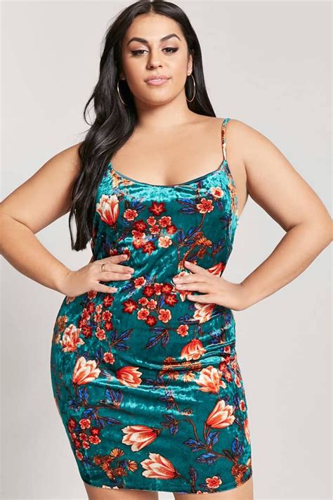 Plus Size Crushed Velvet Floral Dress Floral Print Midi Dress Printed Wrap Dresses Wrap Dress