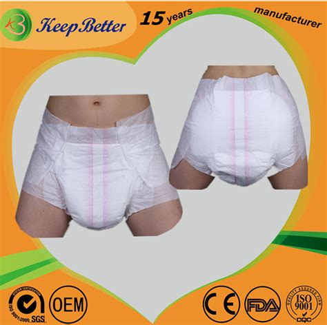 Clothlike Backsheet Magic Tape Adult Diaper High Absorption Disposable