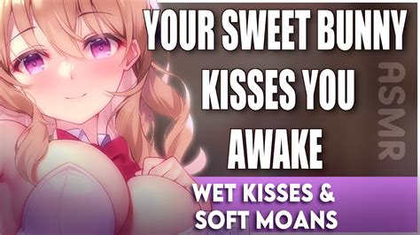 LEWD ASMR Bunny Girl GF Kisses You Awake Cuddles Comfy Reupload