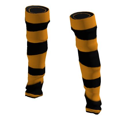 Halloween Stripe Leg Warmers Roblox Item Rolimon S