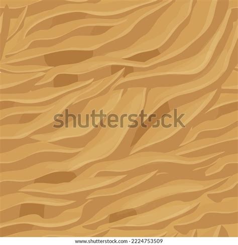 Sand Texture Seamless Background Cartoon Style Stock Vector (Royalty ...