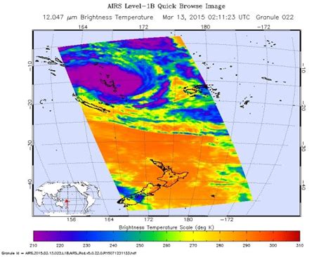 AIRS Image Of Pam IMAGE EurekAlert Science News Releases