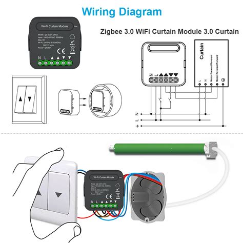 Interrupteur Interrupteur Intelligent Pour Rideaux Module Connect Pour