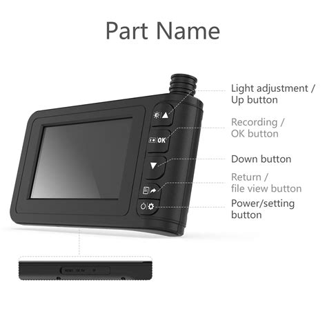 Inskam Industrial Mm M Semi Rigid Camera Inspection Camera