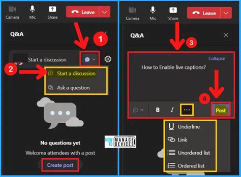 Enable Q A In Microsoft Teams Meetings Htmd Blog