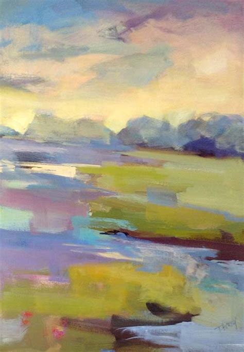 Trish Hurley Painting - Cool Sunset | Renjeau Art Galleries